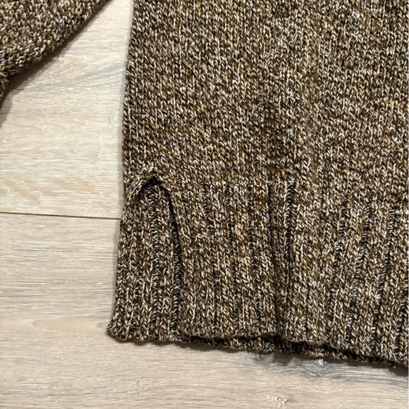 Carolyn Taylor Wool Blend Sweater – Brown Marled Knit – Size Medium - Picture 3 of 6